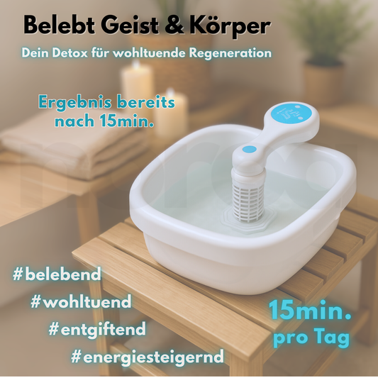 CalmDetox LUXE Fußbad SET